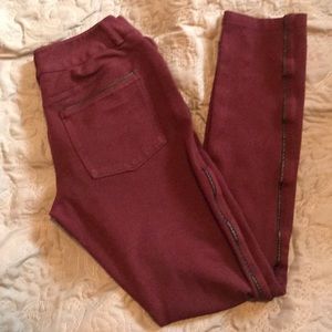 Maurices, IAMSMART dress pants, burgundy, XS
